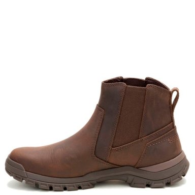 BOTINES HOMBRE CATERPILLAR MARRÓN THRESHOLD CHELSEA CUERO - 4