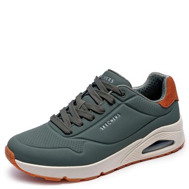 ZAPATILLAS HOMBRE SKECHERS CASUAL OLIVA UNO - 3
