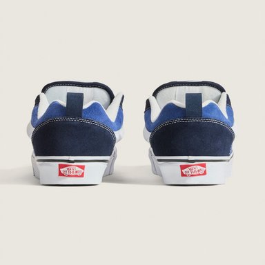 ZAPATILLAS HOMBRE VANS URBANAS AZUL KNU SKOOL CUERO - 4