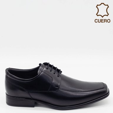 ZAPATOS DE VESTIR HOMBRE DAUSS NEGRO 9001C CUERO - 1
