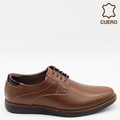 ZAPATOS DE VESTIR HOMBRE DAUSS MARRÓN 3705C CUERO - 1