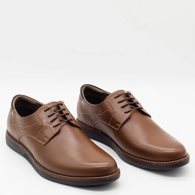 ZAPATOS DE VESTIR HOMBRE DAUSS MARRÓN 3705C CUERO - 2