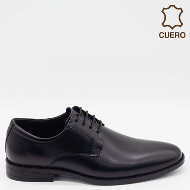 ZAPATOS DE VESTIR HOMBRE DAUSS NEGRO 4502 CUERO - 1