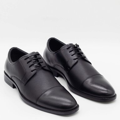ZAPATOS DE VESTIR HOMBRE DAUSS NEGRO 4503 CUERO - 2