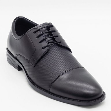 ZAPATOS DE VESTIR HOMBRE DAUSS NEGRO 4503 CUERO - 3