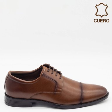 ZAPATOS DE VESTIR HOMBRE DAUSS MARRÓN 4503A CUERO - 1