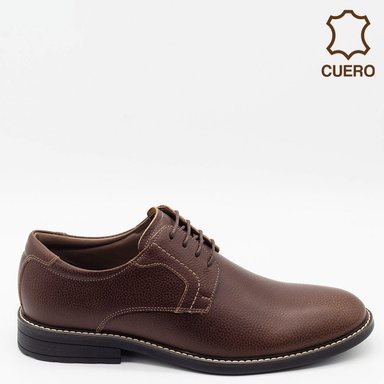 ZAPATOS DE VESTIR HOMBRE DAUSS MARRÓN 4601 CUERO - 1