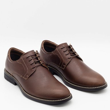 ZAPATOS DE VESTIR HOMBRE DAUSS MARRÓN 4601 CUERO - 2