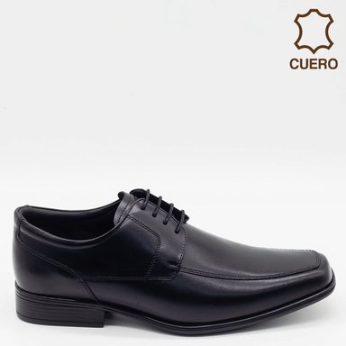 ZAPATOS DE VESTIR HOMBRE DAUSS NEGRO 9001Z CUERO - 1
