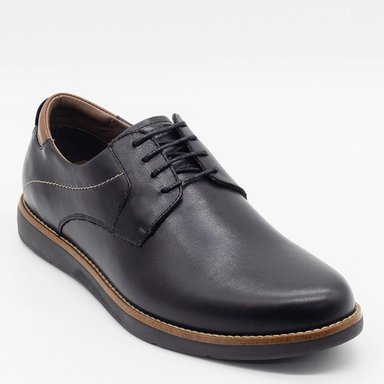 ZAPATOS DE VESTIR HOMBRE DAUSS NEGRO 3705Z CUERO - 3