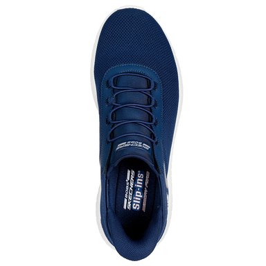 ZAPATILLAS HOMBRE SKECHERS URBANAS AZUL BOBS SQUAD CHAOS - 4