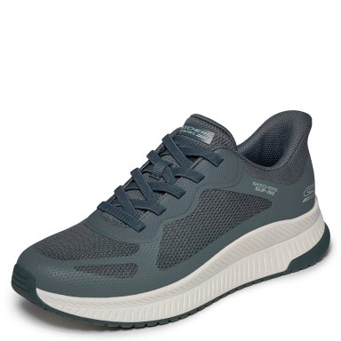 ZAPATILLAS HOMBRE SKECHERS URBANAS GRIS BOBS SQUAD - 3