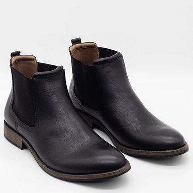 BOTINES HOMBRE DAUSS NEGRO 19807BYA CUERO - 2