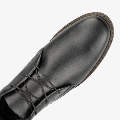 ZAPATOS HOMBRE PIERRE CARDIN NEGRO C11001 CUERO - 6