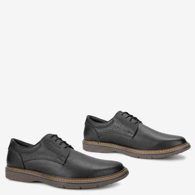 ZAPATOS CASUALES HOMBRES PIERRE CARDIN CUERO NEGRO CL7002 - 2