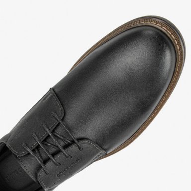 ZAPATOS CASUALES HOMBRES PIERRE CARDIN CUERO NEGRO CL7002 - 6