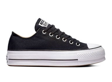 ZAPATILLAS MUJER CONVERSE URBANAS NEGRO    CHUCK TAYLOR ALL STAR LIFT OX - 1