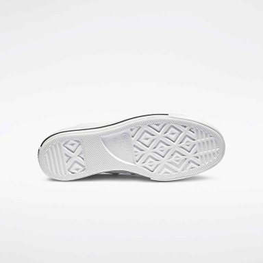 ZAPATILLAS MUJER CONVERSE URBANAS BLANCO CHUCK TAYLOR ALL STAR PLATFORM HI CUERO - 5