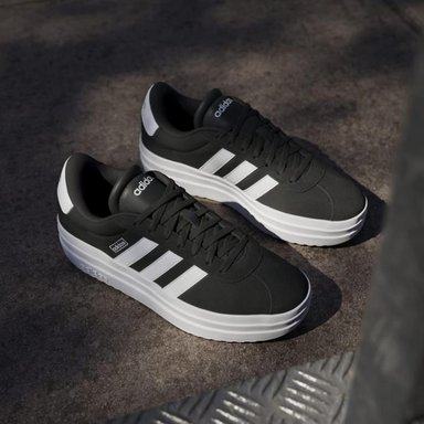 ZAPATILLAS MUJER ADIDAS URBANAS NEGRO VL COURT BOLD - 2