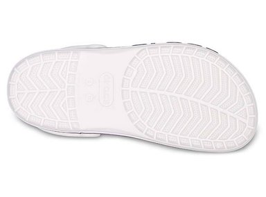 ZUECOS MUJER CROCS BLANCO BAYABAND CLOG - 5