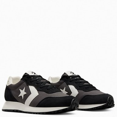 ZAPATILLAS MUJER CONVERSE URBANAS NEGRO CUERO - 3