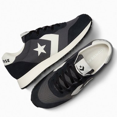 ZAPATILLAS MUJER CONVERSE URBANAS NEGRO CUERO - 5
