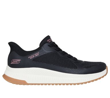 ZAPATILLAS MUJER SKECHERS NEGRO BOBS SQUAD 4 SLIP INS - 2