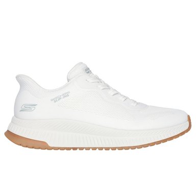 ZAPATILLAS MUJER SKECHERS BLANCO BOBS SQUAD 4 SLIP INS - 3