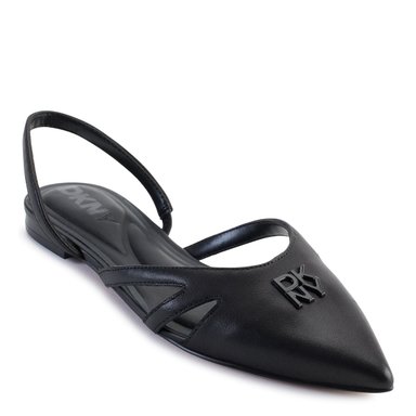BALLERINAS MUJER DKNY CUERO NEGRO VERITY - 2