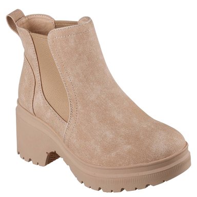 BOTINES MUJER SKECHERS CREMA BOBS TANGO - 2