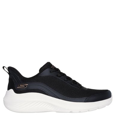 ZAPATILLAS MUJER SKECHERS URBANAS NEGRO BOBS SQUAD WAVES