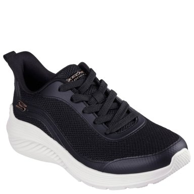 ZAPATILLAS MUJER SKECHERS URBANAS NEGRO BOBS SQUAD WAVES - 2