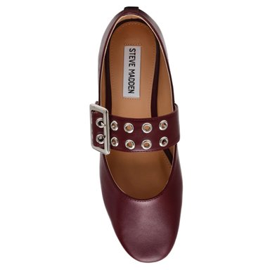 BALLERINAS MUJER STEVE MADDEN CUERO GUINDA SMW4759 - 4