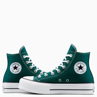 ZAPATILLAS MUJER CONVERSE URBANAS VERDE CHUCK TAYLOR ALL STAR LIFT PLATFORM SEASONAL COLOR - 7
