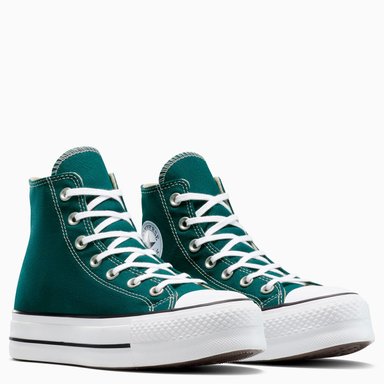 ZAPATILLAS MUJER CONVERSE URBANAS VERDE CHUCK TAYLOR ALL STAR LIFT PLATFORM SEASONAL COLOR - 4