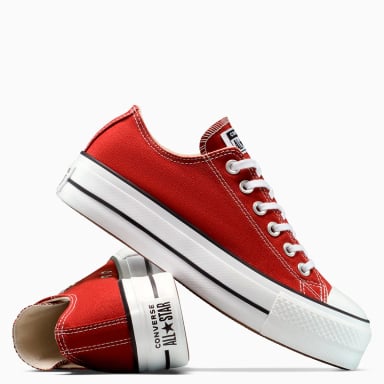 ZAPATILLAS MUJER CONVERSE URBANAS ROJO CHUCK TAYLOR ALL STAR LIFT PLATFORM SEASONAL COLOR - 6
