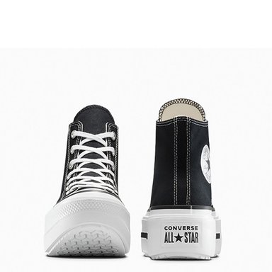 ZAPATILLAS MUJER CONVERSE URBANAS NEGRO CHUCK TAYLOR ALL STAR DOUBLE STACK PLATFORM - 4