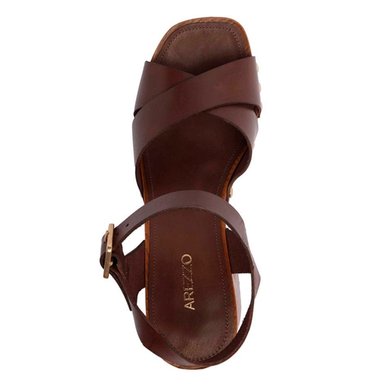 SANDALIAS CUERO MUJER AREZZO NATURAL - 2