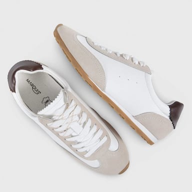ZAPATILLAS DE CUERO MUJER MARQUIS CASUALES MARCE - 4
