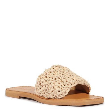 SANDALIAS CUERO MUJER SCHUTZ BEIGE - 2