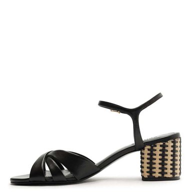 SANDALIAS CUERO MUJER SCHUTZ NEGRO - 6