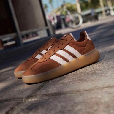 ZAPATILLAS HOMBRE ADIDAS URBANAS MARRÓN  IH1443 CUERO - 4