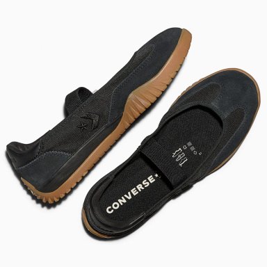 ZAPATILLAS MUJER CONVERSE URBANAS NEGRO RUN STAR TRAINER BALLET FLAT - 5