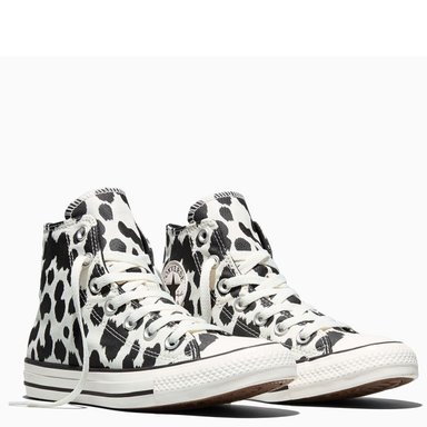 ZAPATILLAS MUJER CONVERSE URBANAS NEGRO CHUCK TAYLOR ALL STAR COW PRINT - 2