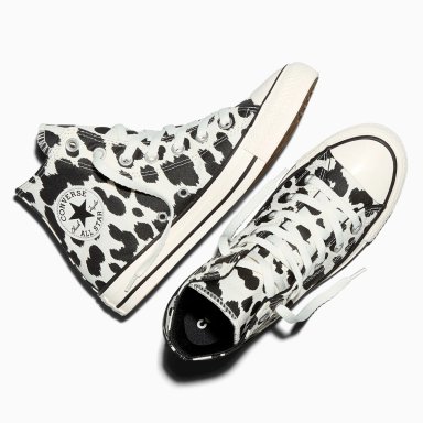 ZAPATILLAS MUJER CONVERSE URBANAS NEGRO CHUCK TAYLOR ALL STAR COW PRINT - 4