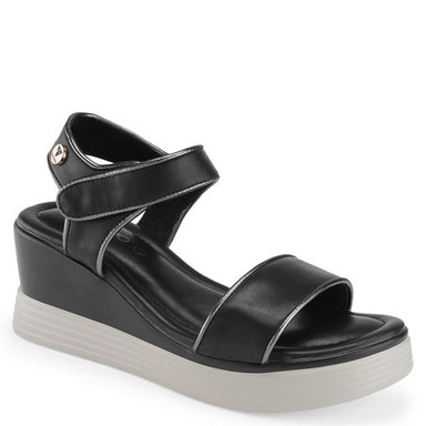 SANDALIAS MUJER VIA UNO 9T2839-11 CUERO - 2