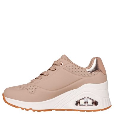 ZAPATILLAS MUJER SKECHERS URBANAS BEIGE UNO WEDGE - 3