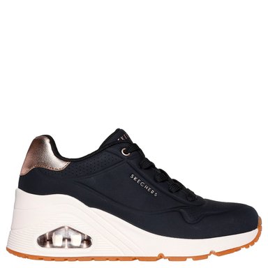 ZAPATILLAS MUJER SKECHERS URBANAS NEGRO UNO WEDGE - 1