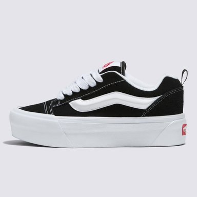 ZAPATILLAS MUJER VANS URBANAS NEGRO KNU STACK CUERO - 2