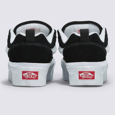 ZAPATILLAS MUJER VANS URBANAS NEGRO KNU STACK CUERO - 4
